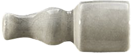 Вставка Ceramiche Grazia Epoque Angolo Finale Diamantato Grey Craquele 2x6,5