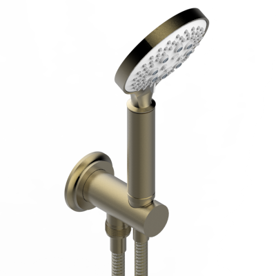 Душ ручной THG Mille Nuits - Clear crystal стильный встраиваемый в стену, шланг и патрубок для душа с крючком