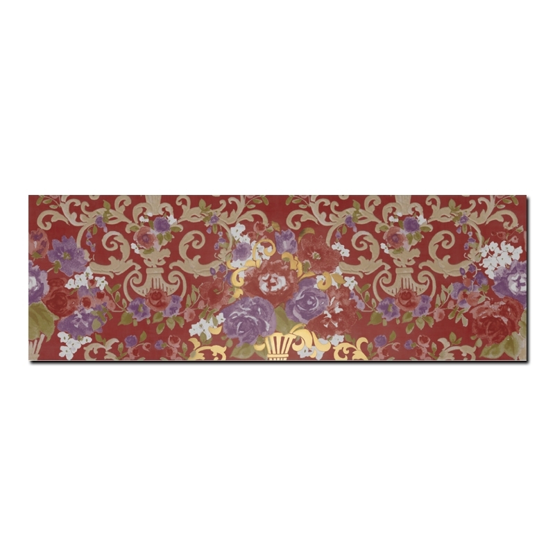 Керамическая плитка Petrachers Primavera Romana Fioritura Oro Su Rosso Luc 65x97,7 купить в Москве: интернет-магазин StudioArdo