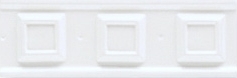 Вставка Ceramiche Grazia Boiserie Square Bianco Matt 6,5x20