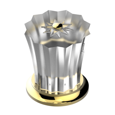 Вентиль THG Mille Nuits - Clear crystal 1/2", устанавливаемый на борту