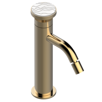 Смеситель  THG Yoko Ice однорычажный для биде с донным клапаном