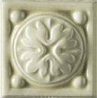 Вставка Ceramiche Grazia Essenze Voluta Tozzetto Felce Craquele 6x6