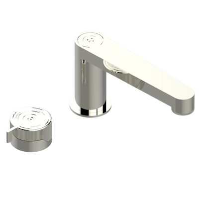 Смеситель THG Zoom.7 с прогрессивным картриджем для раковины на 2 отверстия с краном, без донного клапана