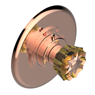 Ручка регулировки THG Mille Nuits - Champagne crystal для термостата EUROTHERM N°8105N, 8200N, 8300