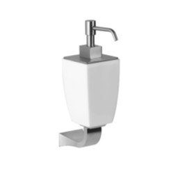 Дозатор для жидкого мыла Gessi, Mimi настенный, белая керамика, держатель золото 080 купить в Москве: интернет-магазин StudioArdo