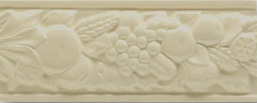 Бордюр Ceramiche Grazia Boiserie Robbiana Caffe 8x20