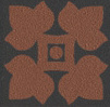 Вставка Ceramiche Grazia Old England Tozzetto Black Chester 4x4