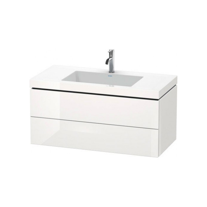 Duravit LC База с раковиной Vero Air 500x1000x480,  2 выдв.ящика, High Gloss, цвет: белый купить в Москве: интернет-магазин StudioArdo