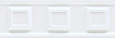 Вставка Ceramiche Grazia Boiserie Square Bianco Craquele 6,5x20
