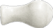 Вставка Ceramiche Grazia Amarcord Angolo Bordura Bianco Matt 2x3,5