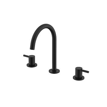 Nemo NM-2315MB Смеситель для раковины с донным клапаном MATTE BLACK
