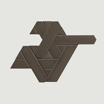 Mutina Керамогранит Weaving San Jiao Black 42,9x30,3 Matt