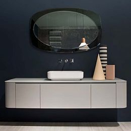 Antonio Lupi IL Bagno Тумба 360х540х375 мм., 1 ящик SLIM H18 Noce Americano, цвет Grigio smog opaco купить в Москве: интернет-магазин StudioArdo