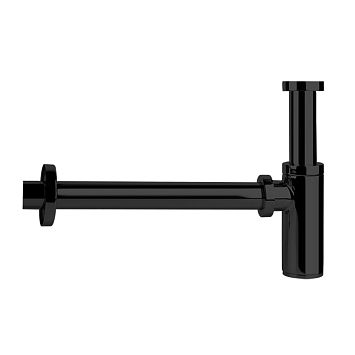 Gessi Сифон для раковины, круглый, черный матовый