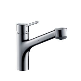 Смеситель для раковины Hansgrohe Talis S Кухонный на 1 отв., однорычажный, с выдвижным изливом, цвет: хром купить в Москве: интернет-магазин StudioArdo