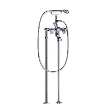 Смеситель для ванны с душевым гарнитуром, напольный монтаж ½"  Joerger Muschel 601.20.149.xxx