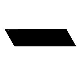 Керамическая плитка Equipe Chevron Wall Black Right 5,2x18,6 купить в Москве: интернет-магазин StudioArdo