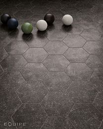 Equipe Керамогранит Coralstone Hexagon Black 29,2x25,4x0,83 купить в Москве: интернет-магазин StudioArdo