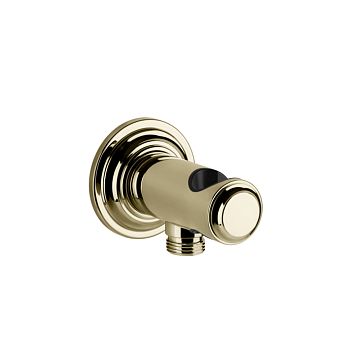 Gessi Venti20 Подвод воды с держателем ручного душа, Brass PVD
