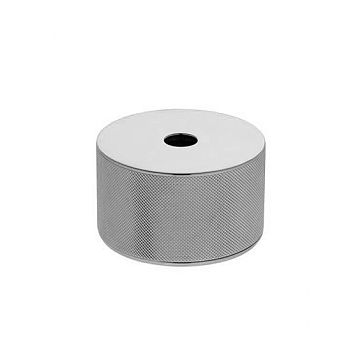Oasis Accessories Бокс Рифленый Хром Ø110 X H60 mm