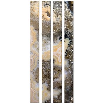 Стеклянный профиль Sicis You Glass Crystallised 26,2 x 300 x 6 мм