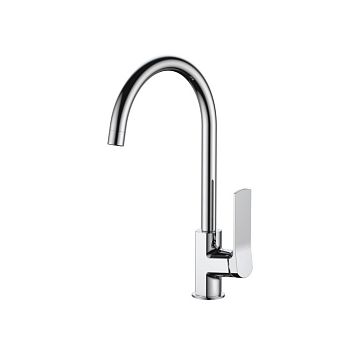 Nemo NM-1331-CR 13 Series Смеситель для раковины с донным клапаном, поворотный излив CHROME