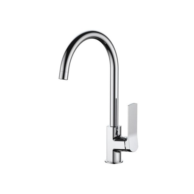 Nemo NM-1331-CR 13 Series Смеситель для раковины с донным клапаном, поворотный излив CHROME
