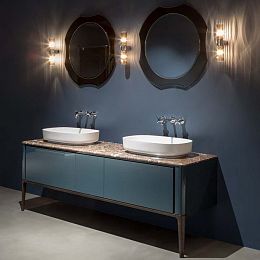 Antonio Lupi IL Bagno Тумба 360х540х375 мм., 1 ящик, цвет Blu navy lucido купить в Москве: интернет-магазин StudioArdo