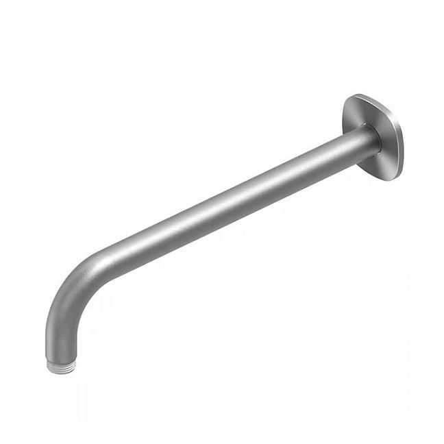 QuadroDesign Super Держатель верхнего душа из стены 300 мм, цвет Brushed Stainless Steel