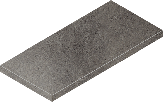 Italon Керамогранитная угловая ступень Millennium Scal. Ang. SX Black 33x60 Nat