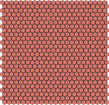 Микромозаика Sergio Savino Esagoni 28,5X30 Bright Copper