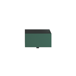 Cielo Siwa Ящик деревянный 35x38x18h с, отделка в цвете Muschio (тем. зеленый) купить в Москве: интернет-магазин StudioArdo