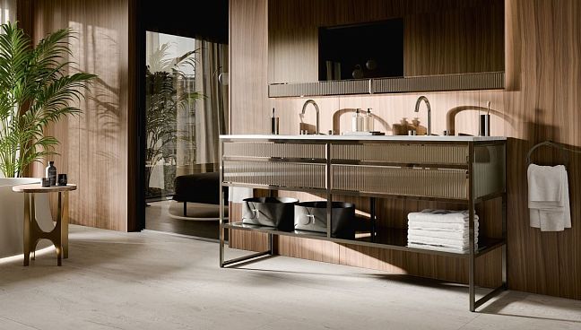 Oasis Academy Комплект Зеркальный и чёрный никель L160 x W53 x H84 cm