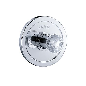 Термостат для душа без запорного вентиля ¾“ Joerger Florale Crystal 600.40.520.xxx-AA