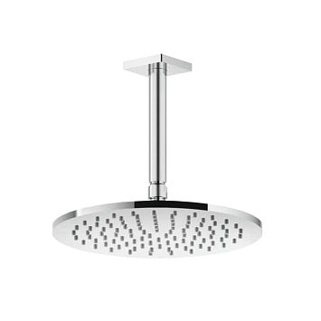 Gessi Rilievo Потолочная душевая головка шарнирная на 1/2, 250мм, длина изгот. под заказ (105 - 1855мм), хром