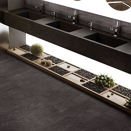 Керамогранит Keope Ceramiche Moov Anthracite 2390 RT 120x240 купить в Москве: интернет-магазин StudioArdo