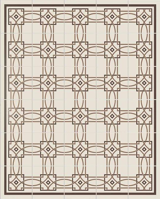Керамогранит Etruria Vintage Pattern 6 Угол 20x20см