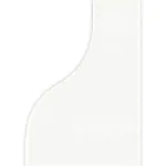 Equipe Керамическая плитка Curve White 8,3x12x0,83  Gloss купить в Москве: интернет-магазин StudioArdo