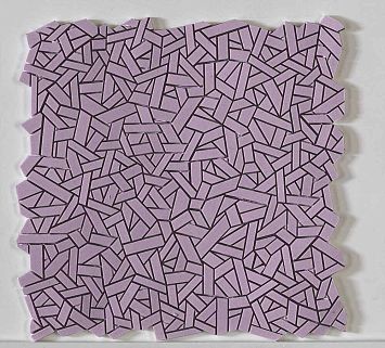 Микромозаика Sergio Savino Fasce Lisce 30x30 Lilla