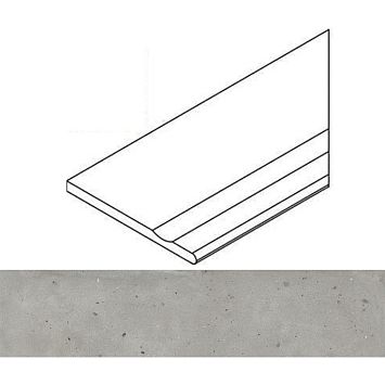 Italon Бордюр из керамогранита Avantgarde Silver Bordo 30x120 Svasato Round Dx