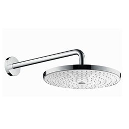 Верхний душ Hansgrohe Raindance Select S 300 2jet (RainAir, Rain), d300мм, с настенным держателем 390 мм, цвет: белый/хром купить в Москве: интернет-магазин StudioArdo