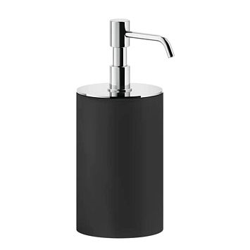 Gessi Rilievo Дозатор для жидкого мыла настольный, черный/хром