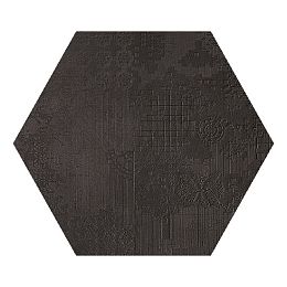 Керамогранит Mutina Dechirer Esagona Decor Nero Matt 60x60 купить в Москве: интернет-магазин StudioArdo