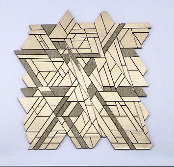 Микромозаика Sergio Savino Meteorite Decorato 25,3x26,7 Aurum