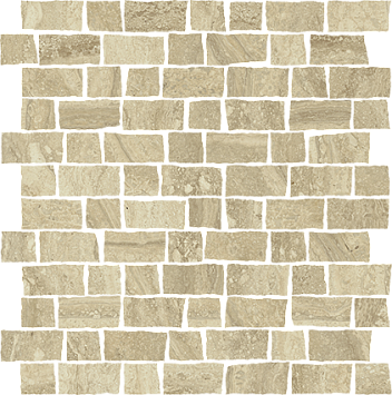Italon Керамогранитная мозаика Charme Advance Mosaico Raw Travertino 30x30