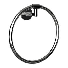 Полотенцедержатель-кольцо Gessi Ingranagio брашированный, черный металл купить в Москве: интернет-магазин StudioArdo