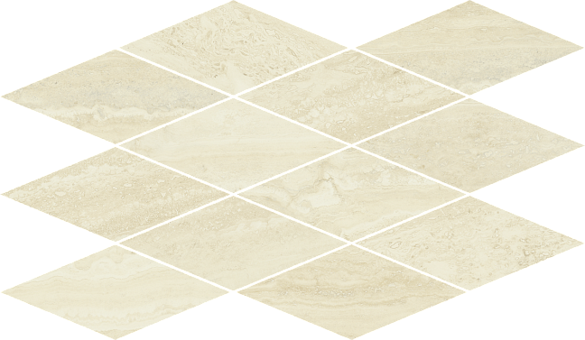 Italon Керамогранитная мозаика Charme Advance Mosaico Diamond Alabastro 28x48