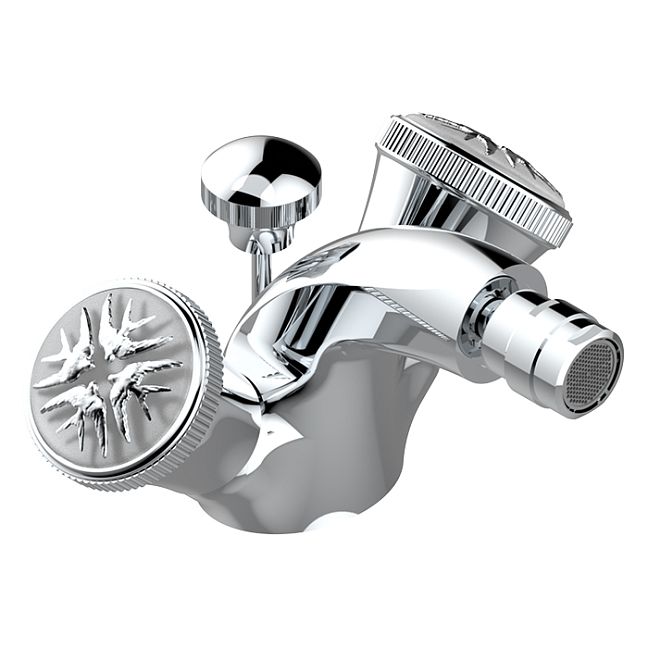 THG Hirondelles Platinum Stamped Смеситель для биде, 1 отв., цвет: хром