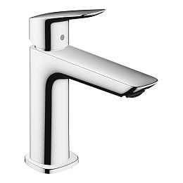 Hansgrohe Logis Смеситель для раковины, однорычажный, 110 Fine, со сливным гарнитуром хром купить в Москве: интернет-магазин StudioArdo